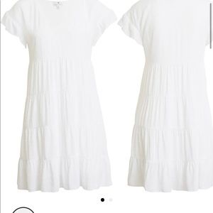 Nordstrom white babydoll dress